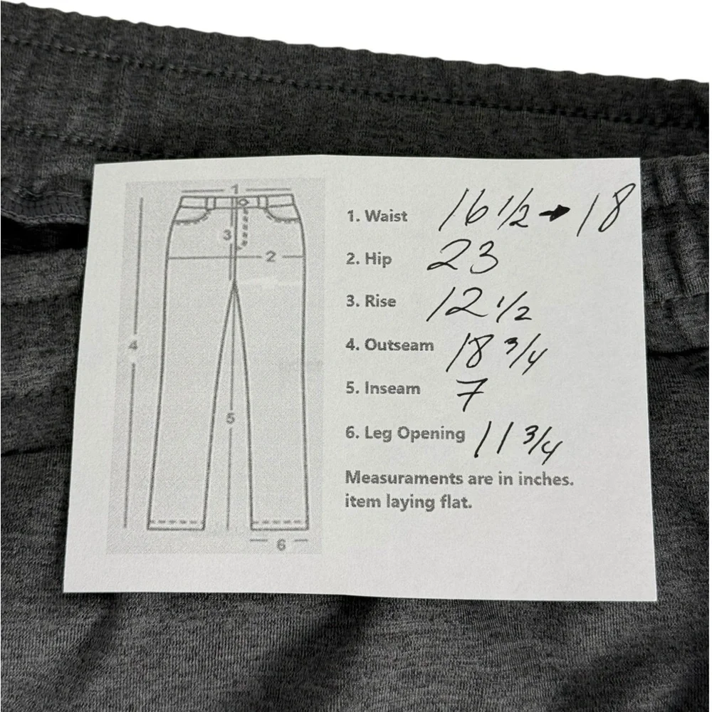 Vuori Mens XL Sunday Performance 7" Shorts Elastic Waist Pockets V381 Gray EUC - Picture 8 of 11